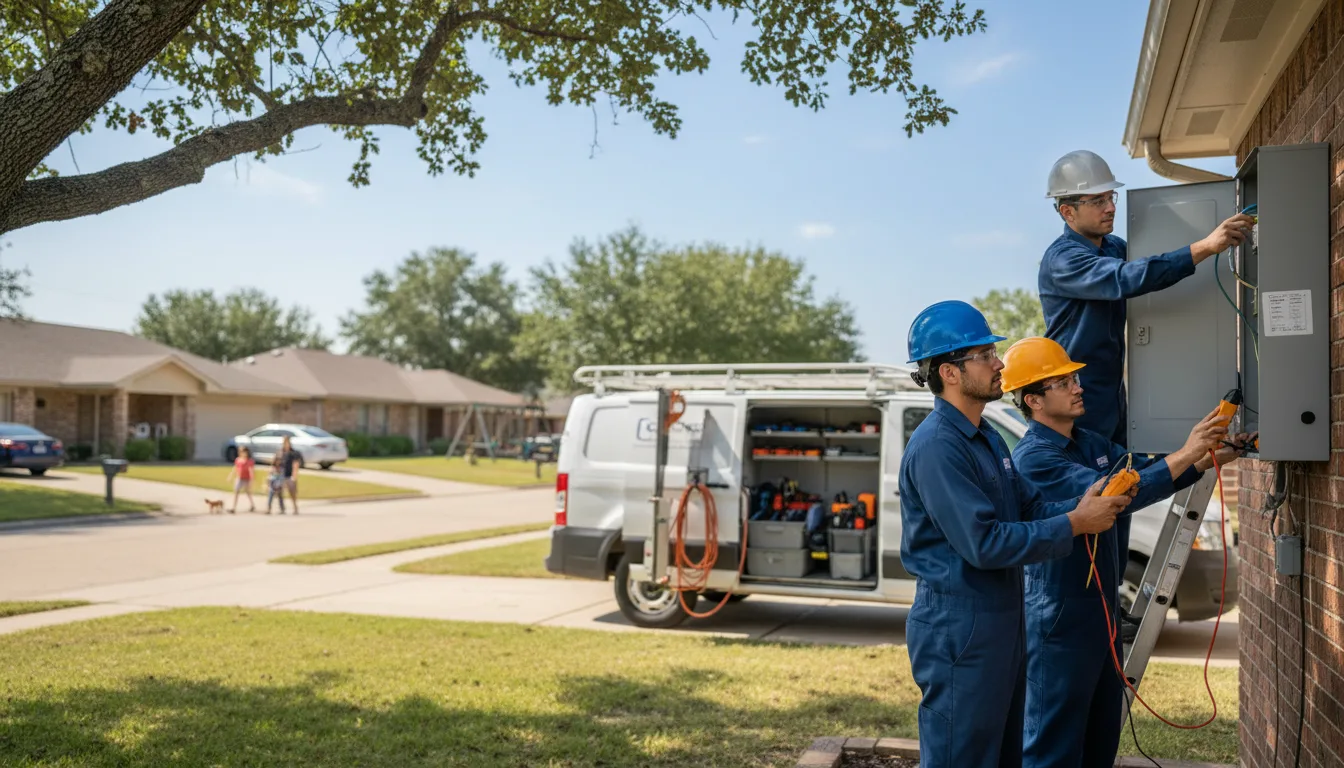 Certified electrician providing emergency electrical services in Cranks, KY